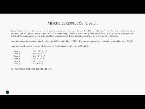 Inverso Modular Multiplicativo
