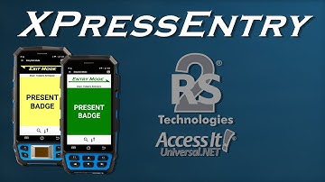 RS2 Access It! & XPressEntry Integration — Handheld Access Control & Emergency Mustering