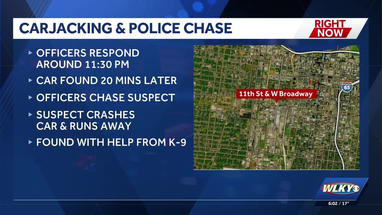 Man arrested after armed carjacking turned police chase - YouTube
