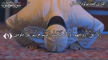 القارئ محمد مولود الشاماني( صفات المؤمنون )