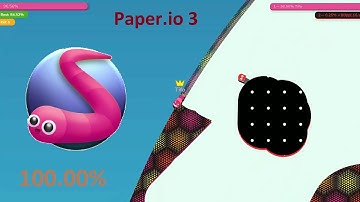 Paper.io 3 Map Control: 100.00% [Slither]