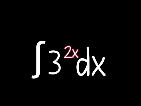 Integral of  3^(2x). Exponential function