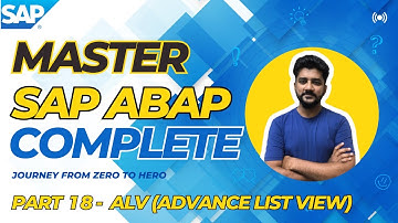 MASTER SAP ABAP - ALV (Advance List View) - Part 18 (URDU / HINDI)