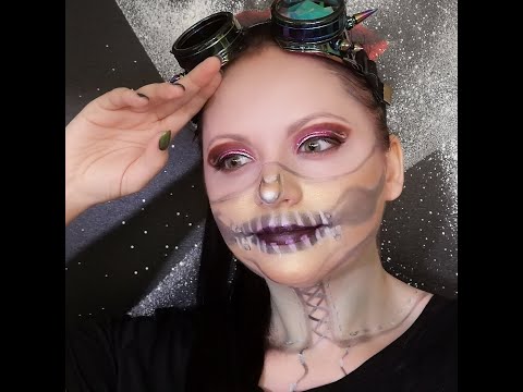 #steampunk #makeup #tutorial #youtube #steampunkmakeup #skull #crazymakeup #makeupart