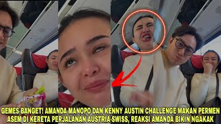 Download Lagu Gemes Banget❗Amanda Manopo dan Kenny Austin Challenge Makan Permen Asem di Kereta Austria-Swiss MP3
