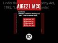 aibe21 exam Mcq Practice| aibe21 exam preparation 2026