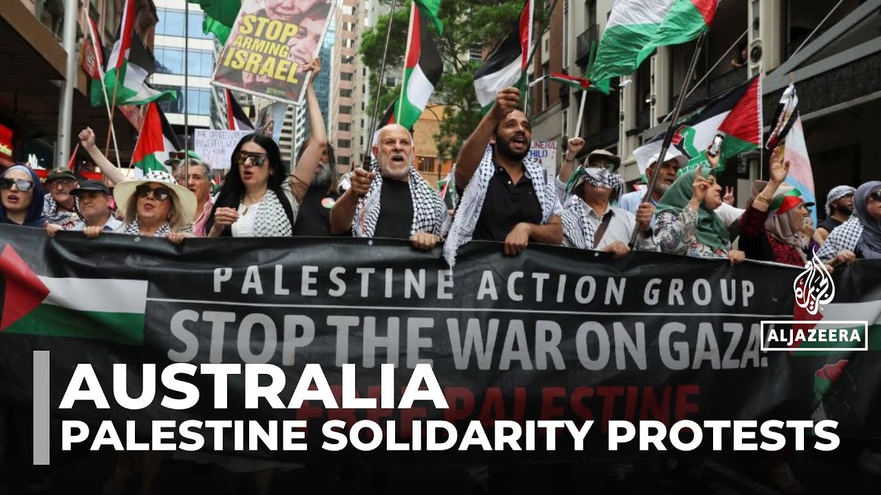 Thousands rally across Australia for Palestine, urging sanctions on Israel