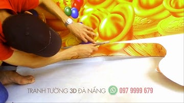 CT 1520 Tranh Dán Tường 3D Tài Lộc 097 9999 679