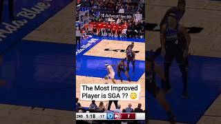 Most Improved Player 👀😳 #nba #atlantahawks #sga #nbaawards #playoffs #okcthunder