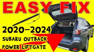 EASY FIX: 2020 - 2024 Subaru Outback Power Lift Gate | Hatch Failure. #subaru #outback #diy