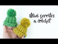 Cómo hacer un mini gorrito a crochet ¡FÁCIL Y RÁPIDO!