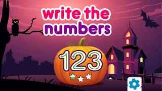 Write Numbers: Halloween Edition Tracing 123 Amazing Free App screenshot 3