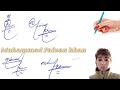 Muhammad faizan khan name signaturename signature with arooj