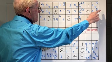 Tutorial # 37  1# repeated in a row or column within a block