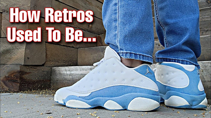 The Way Retro Jordans USED TO BE! | Jordan Retro 13 Low White/University Blue (2005)