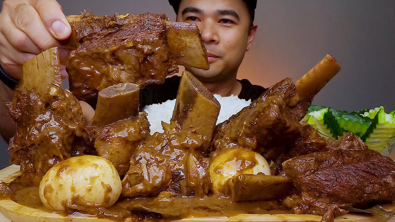BEBOTA MUKBANG | BEEF ADOBO SA GATA | MUKBANG ASMR | ALFIE EATS