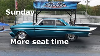65 Falcon 2nd day of  testing at Capital dragway