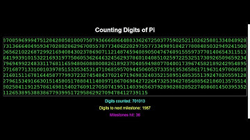 live pi digit counter