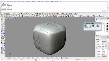 Edit mode in T-Splines 3 for Rhino