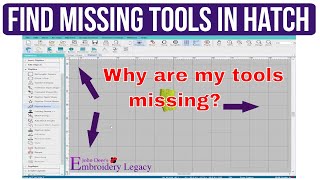 Missing Tools - Hatch Embroidery Software Tutorial