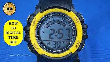 MINGRUI SPORT WATCH HOW TO DIGITAL TIME SETTING