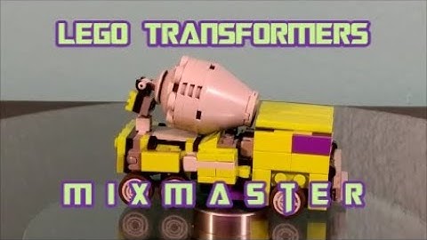 Lego Transformer Devastator G1 Mixmaster By BX Brix