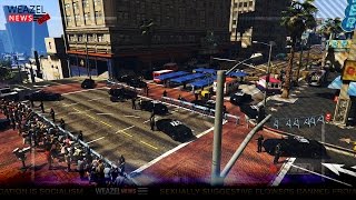 Terroristische aanslag in Los Santos! - Terror Zombies Ep1 - Noway ZVM (GTA 5 Mods) screenshot 3