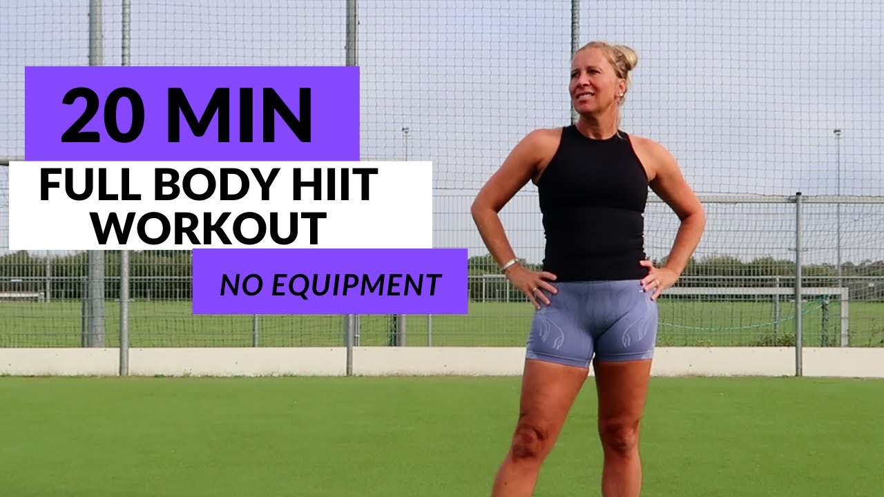 20 MIN FULL BODY HIIT WORKOUT No Repeat - Exercises to burn fat, sweat ...