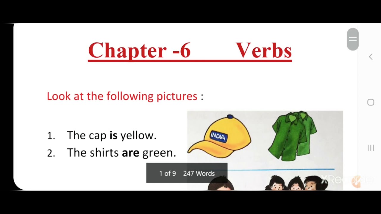 decent-english-grammar-composition-class-1-chapter-6-verb-youtube