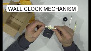 UNBOXING WALL CLOCK MECHANISM 12888