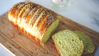 Japanese Matcha Milk Bread | Moist and Fluffy!