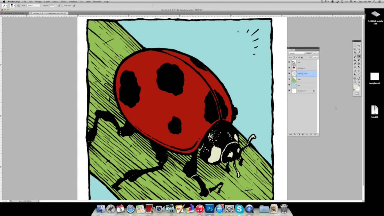 Ladybug Coloring Demo