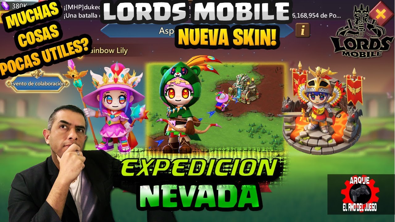 EXPEDICION NEVADA NUEVO EVENTO ARQUE LORDS MOBILE 2026 🤩✅🎀🎁