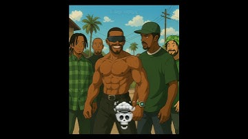 GTA San Andreas characters but in Ghibli art PART 3