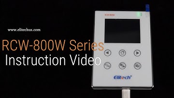 Operating Tutorial of Elitech WIreless Data Logger RCW-800W