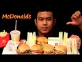 MCDONALDS BURGERS EATING SHOW