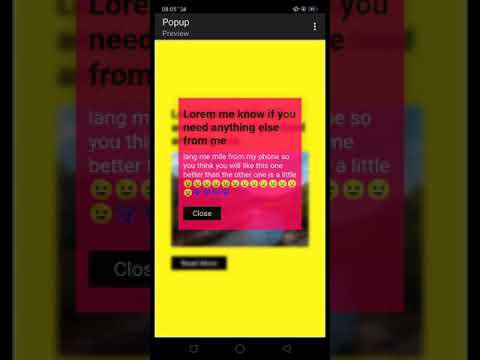 Popup Design using