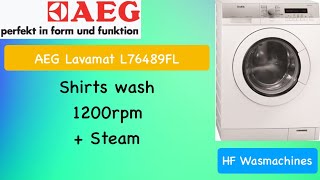 Aeg Lavamat Protex L76489Fl - Shirts Wash Steam Full Cycle