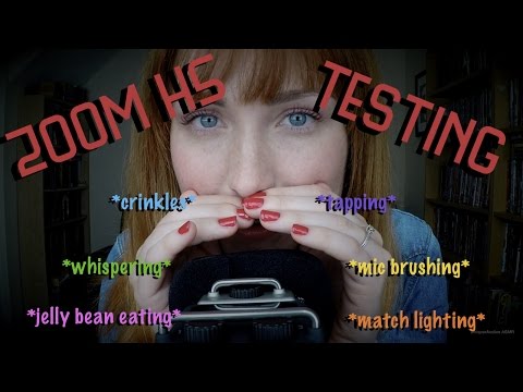 ASMR - Zoom H5 Binaural Mic Test! A big THANK YOU!