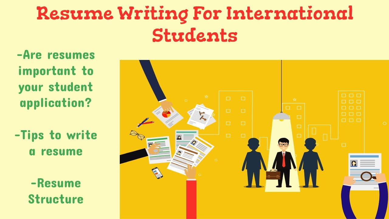 Resume For International Students In US