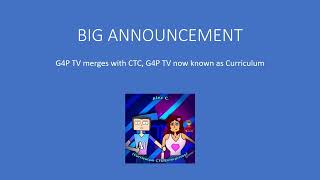 Big Curriculum CTC announcement