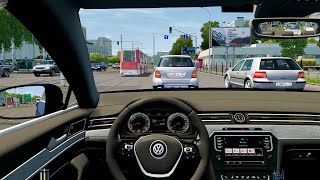 City Car Driving - Volkswagen Passat B8 | Normal Driving screenshot 5