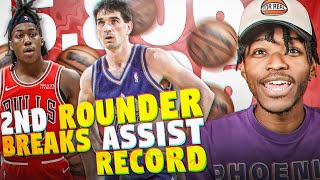 i broke John Stockton’s assist record with a second round player...