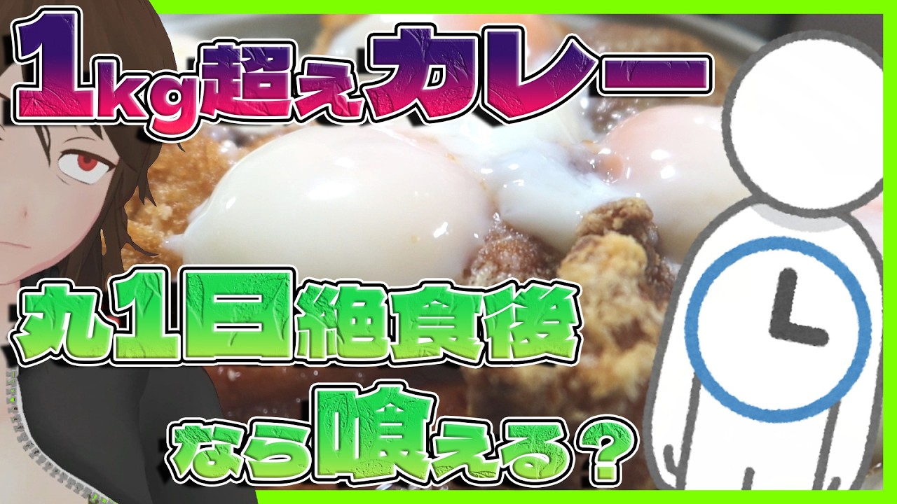 【ドカ食いダイスキ！もちづきさん】24時間絶食してからトッピング爆盛りカレー作って食べてみた【569】