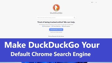 make duckduckgo default search engine | how to make duckduckgo default search engine chrome