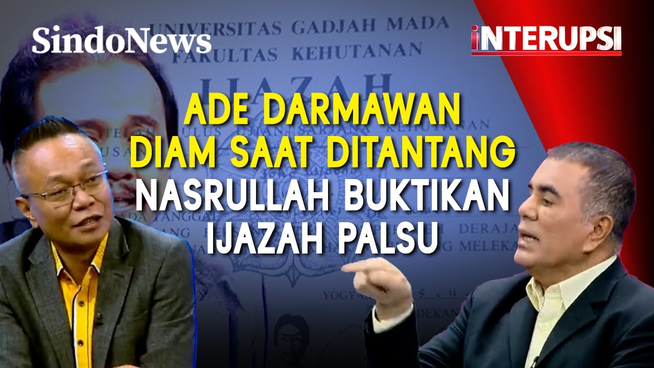 Debat Sengit! Ade Darmawan Terdiam saat Ditantang Teuku Umar Buktikan Ijazah Palsu Jokowi| iNTERUPSI