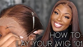 *very detailed* How to Lay Your Wig for Beginners || Brown 13X4 Wig Install+Review ||Ft. AsteriaHair