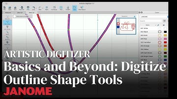 Basics and Beyond with Artistic Digitizer: Digitize Outline Shape Tools