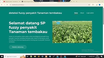 Source code sistem pakar metode fuzzy mamdani diagnosa penyakit tanaman tembakau berbasis web php
