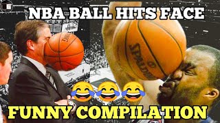 NBA PLAYERS Getting HIT in Face with a Ball COMPILATION